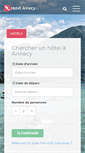 Mobile Screenshot of hotelsaannecy.com